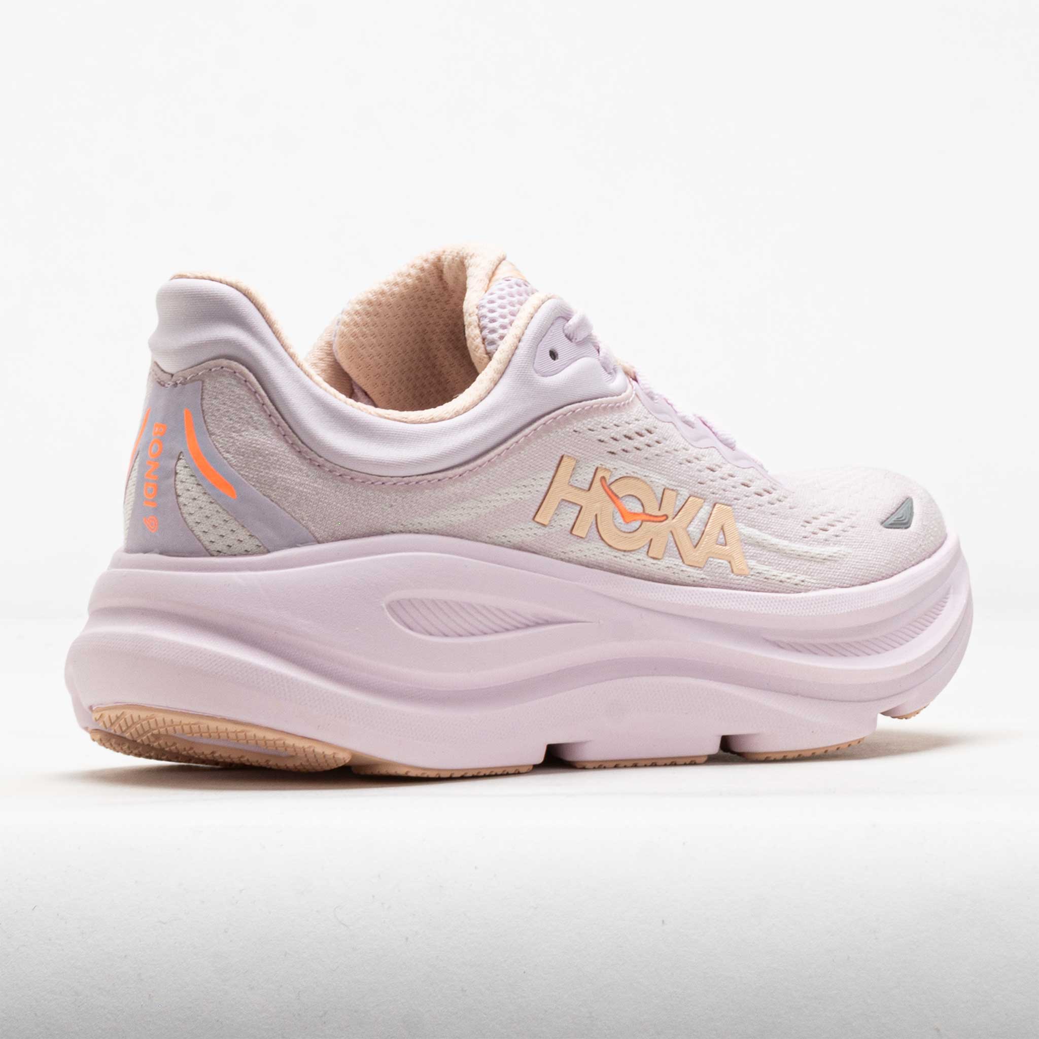 HOKA Bondi 9 Women's Lilac Cream/Tangerine Glow