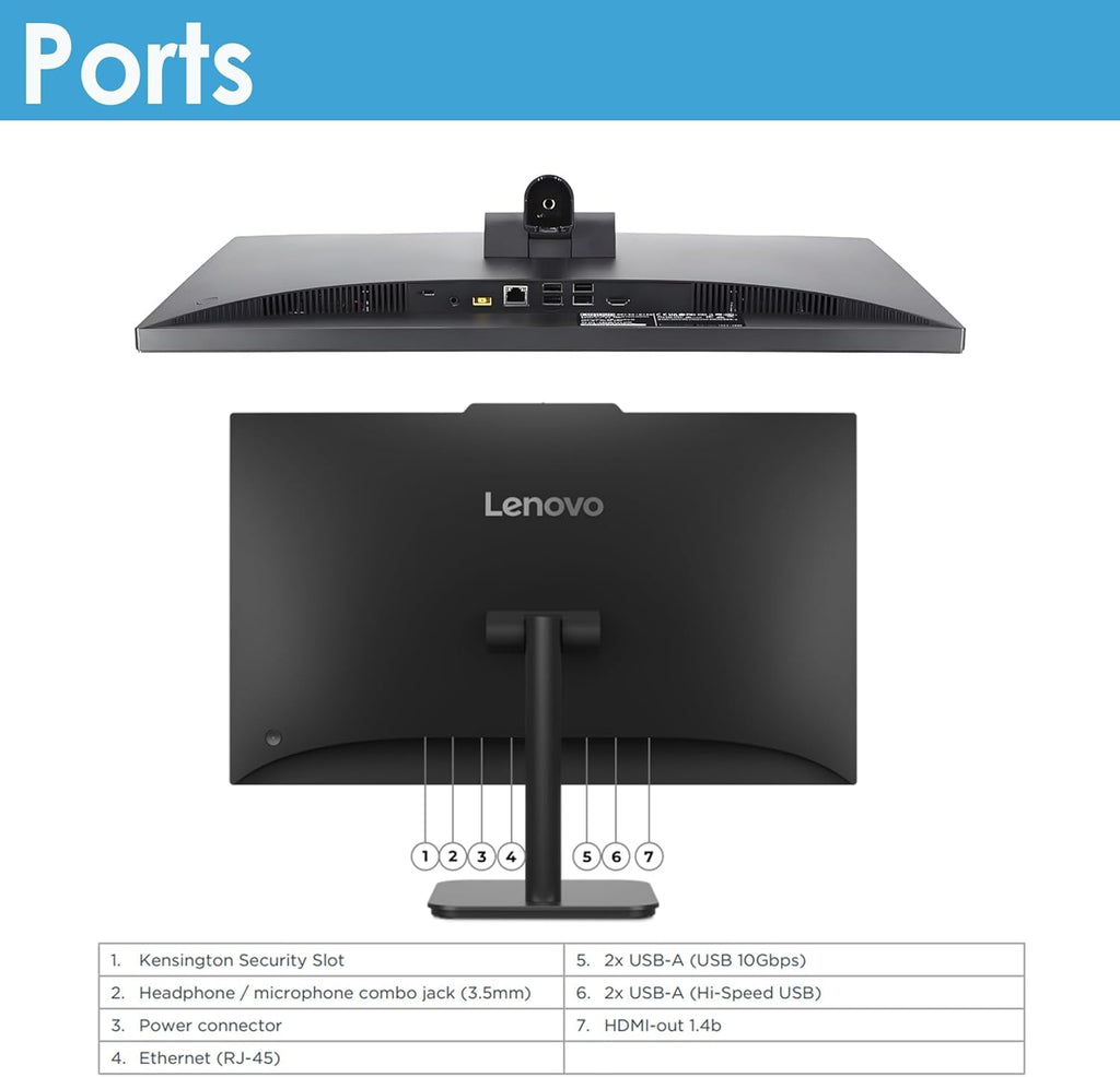 Lenovo 24 IdeaCentre All-in-One Desktop Computer for Home Office  16GB DDR4 RAM  512GB PCIe SSD  Intel Processor  Lifetime Office 365 for Web  FHD  WiFi 6  BT 5.2  RJ-45  HDMI  Ebony‌ Black  Win 11H