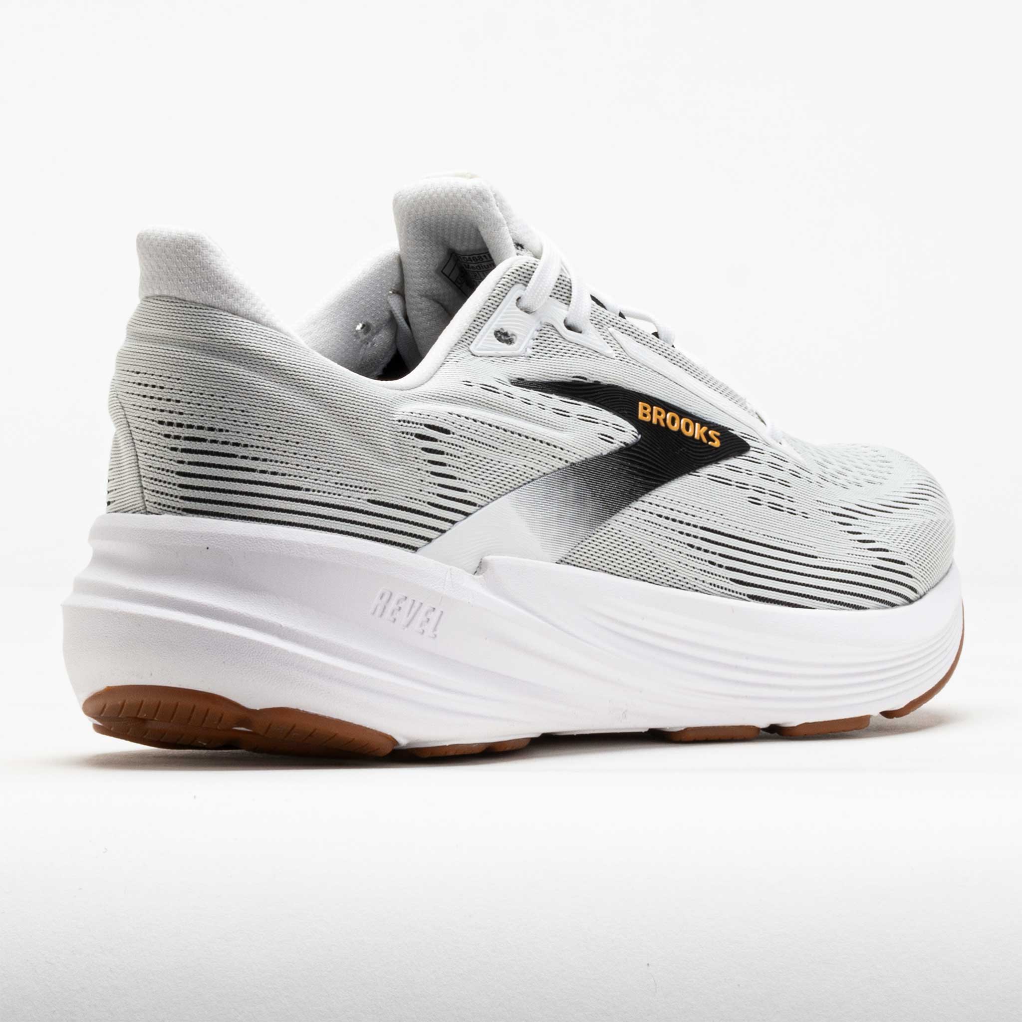 Brooks Revel 8 Men's White/Black/Oak Buff