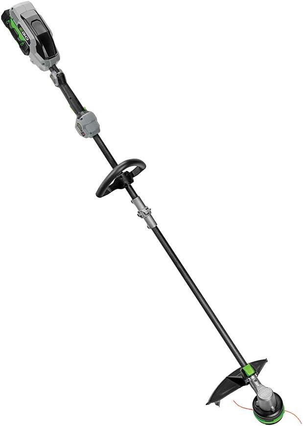 EGO POWER+ String Trimmer  Battery Powered  15" Trimmer for Weeds and Grass with POWERLOAD and Carbon Fiber Split Shaft  Includes 56V 2.5Ah Battery and Charger - ST1521S
