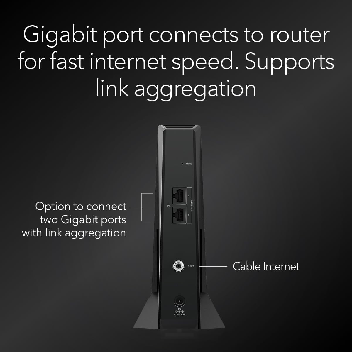 NETGEAR Nighthawk DOCSIS 3.1 Mid/high-Split Cable Modem (CM2500) – Approved for Today's Faster Speeds & Compatible with All Providers Incl. Xfinity  Spectrum  Cox - for Plans up to 2Gbps (Renewed)