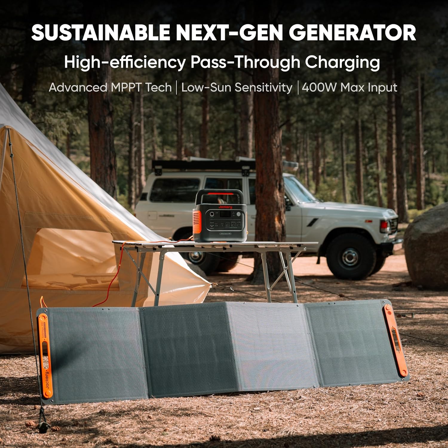 Jackery Explorer 1000 v2 Portable Power Station and Carrying Bag  1070Wh LiFePO4 Battery 1500W AC/100W USB-C Output  1 Hr Fast Charge  Solar Generator for for Outdoor  Camping