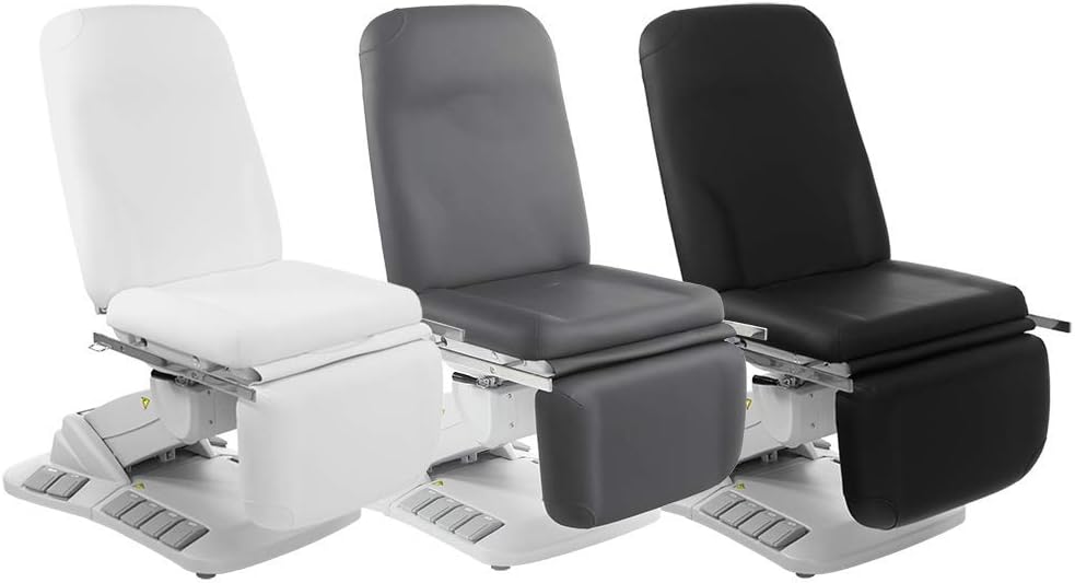 SKINACT Kana Electric Treatment Table with Stirrups Included (Black)