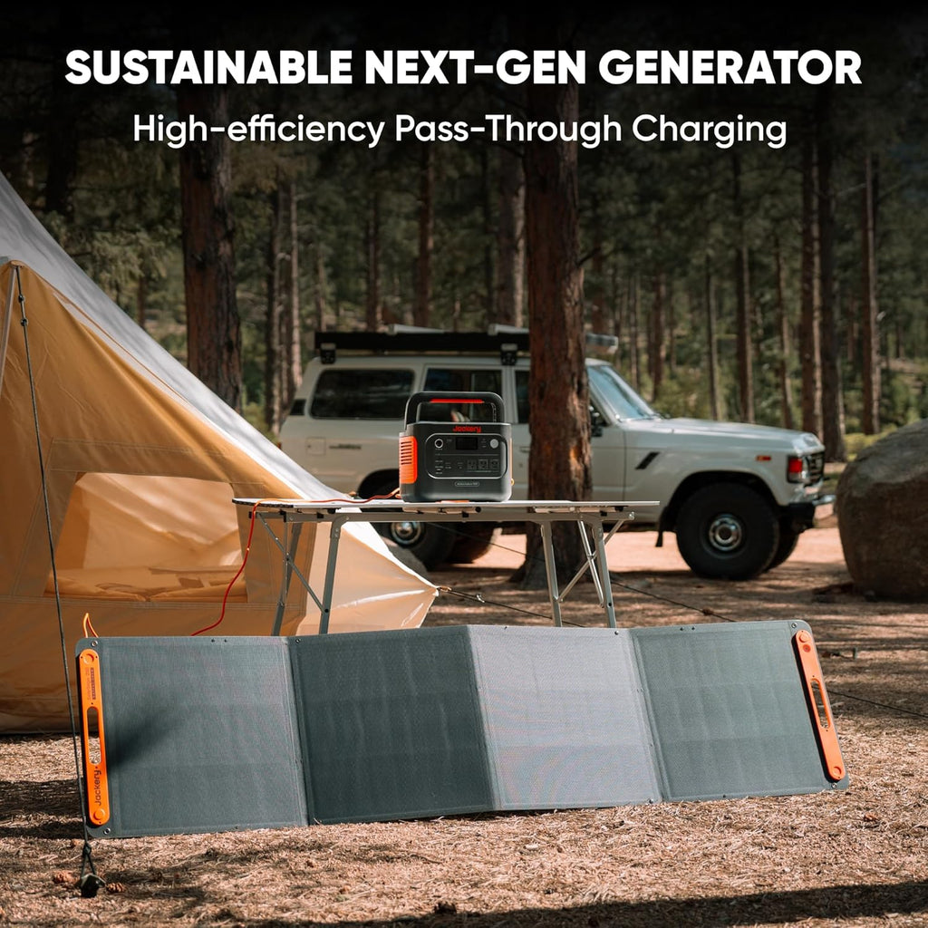 Jackery Explorer 1000 v2 Portable Power Station(2024 New) 1070Wh LiFePO4 Battery 1500W AC/100W USB-C Output  1 Hr Fast Charge  Solar Generator for Outdoor Camping Off-grid Living RV Emergency (Renewed)