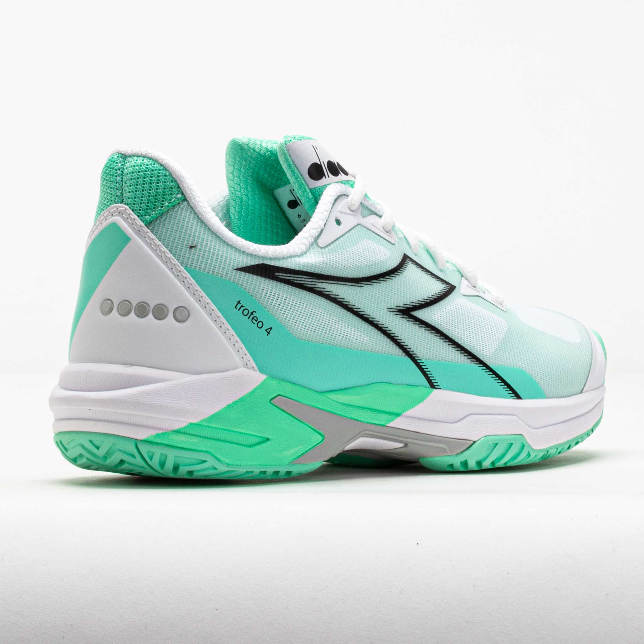 Diadora Trofeo 4 AG Women's White/Black/Cabbage