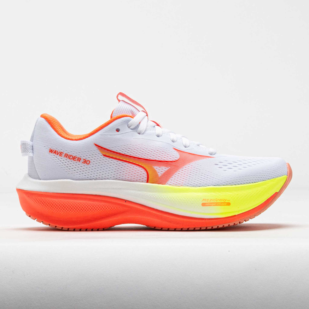 Mizuno Wave Rider 30 Women's White/Flamingo Coral