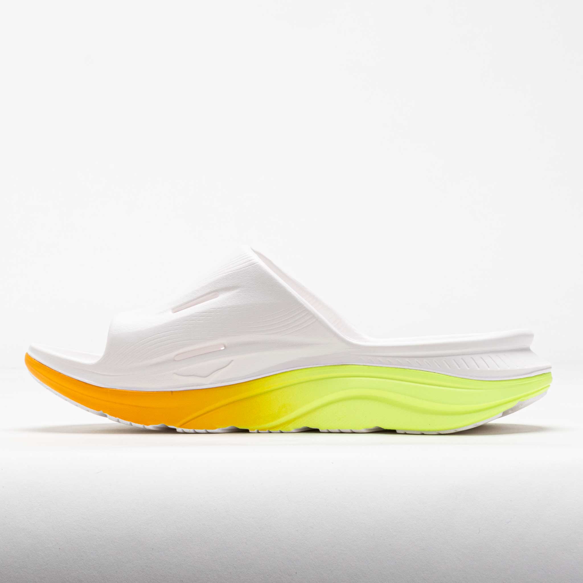 HOKA ORA Recovery Slide 3 Unisex White/Neon Yuzu