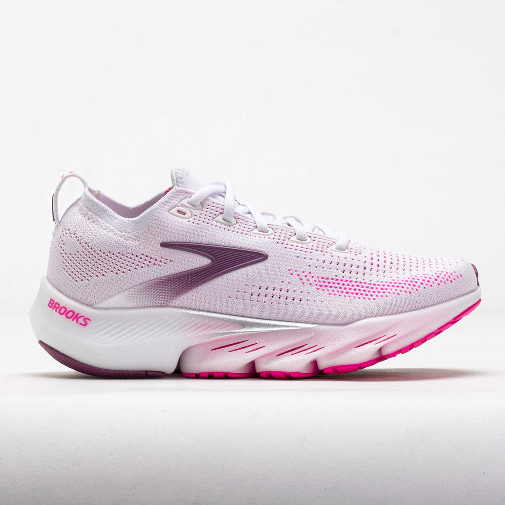 Brooks Glycerin Flex Women's White/Cyber Pink/Argyle