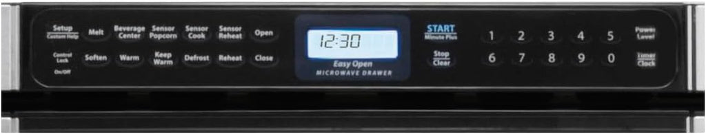 SHARP KB6524PSY Microwave Drawer Oven, 24-inch, 1.2 Cubic Feet, 950 Watt, Angled Touch Control Panel, Stainless Steel