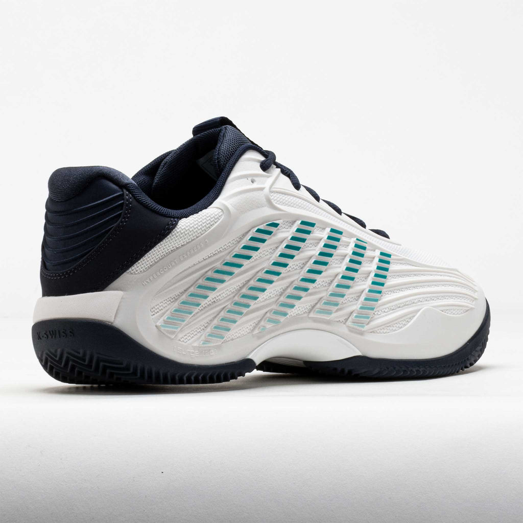 K-Swiss Hypercourt Express 3 Clay Men's Blanc de Blanc/Carbon/Baltic