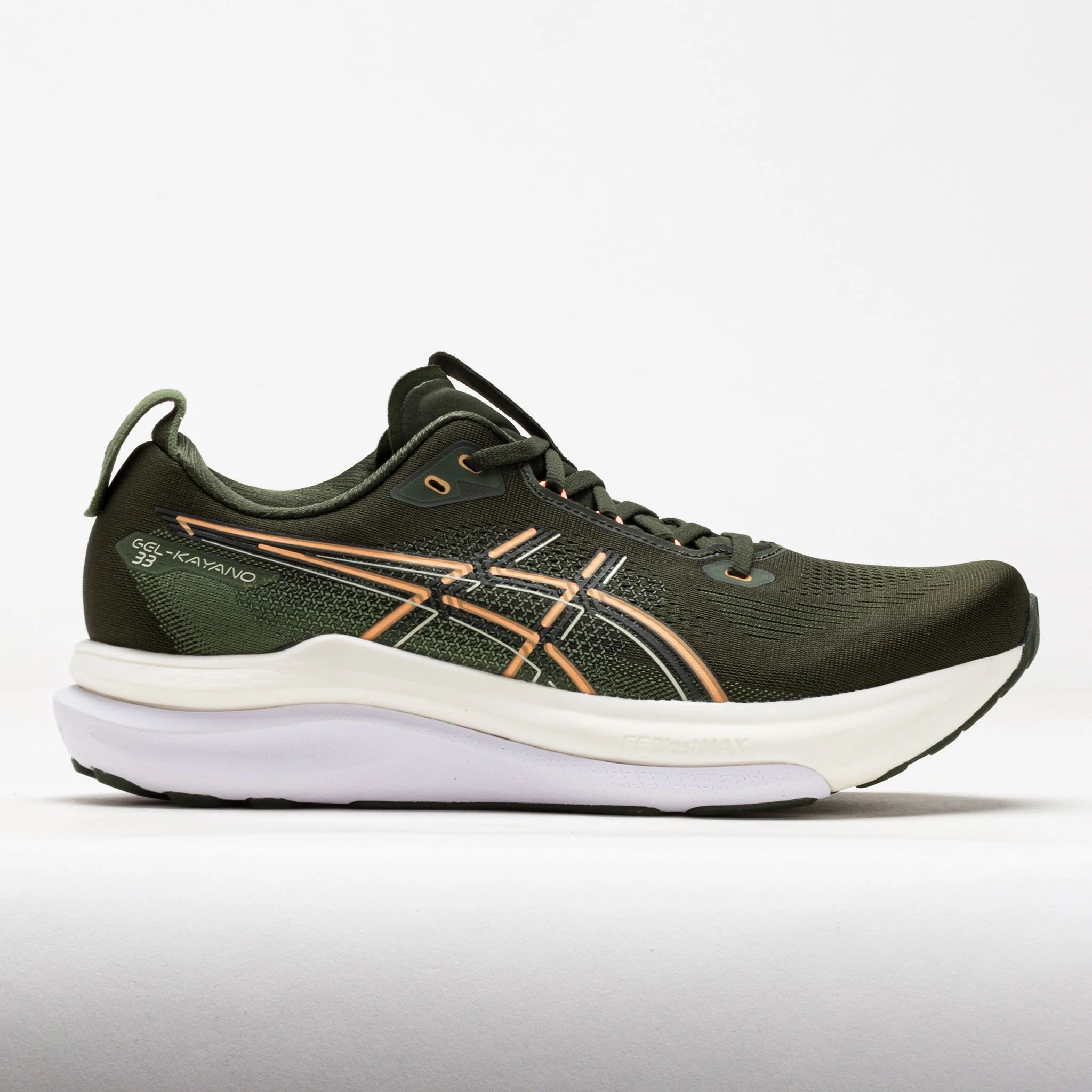 ASICS GEL-Kayano 33 Men's Vintage Khaki/Bright Sunstone