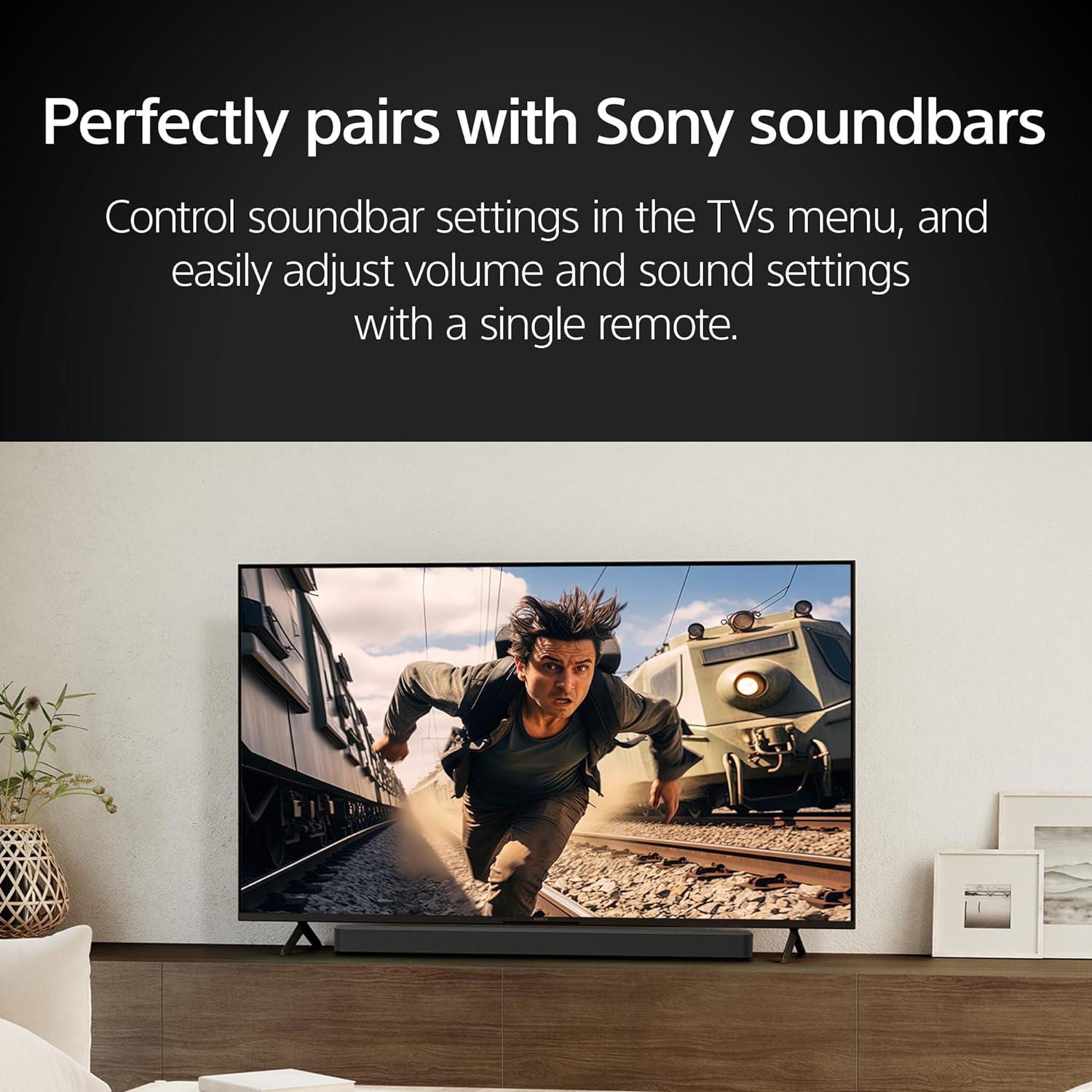 Sony 50-Inch 4K Ultra HD BRAVIA 3 LED Smart TV (K-50S30) 2024 Model + BRAVIA Theater Bar 6 3.1.2ch Sound Bar with Wireless Subwoofer Bundle