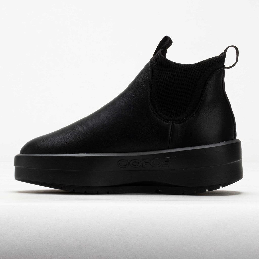 OOFOS OOmega Londoner Leather Women's Black