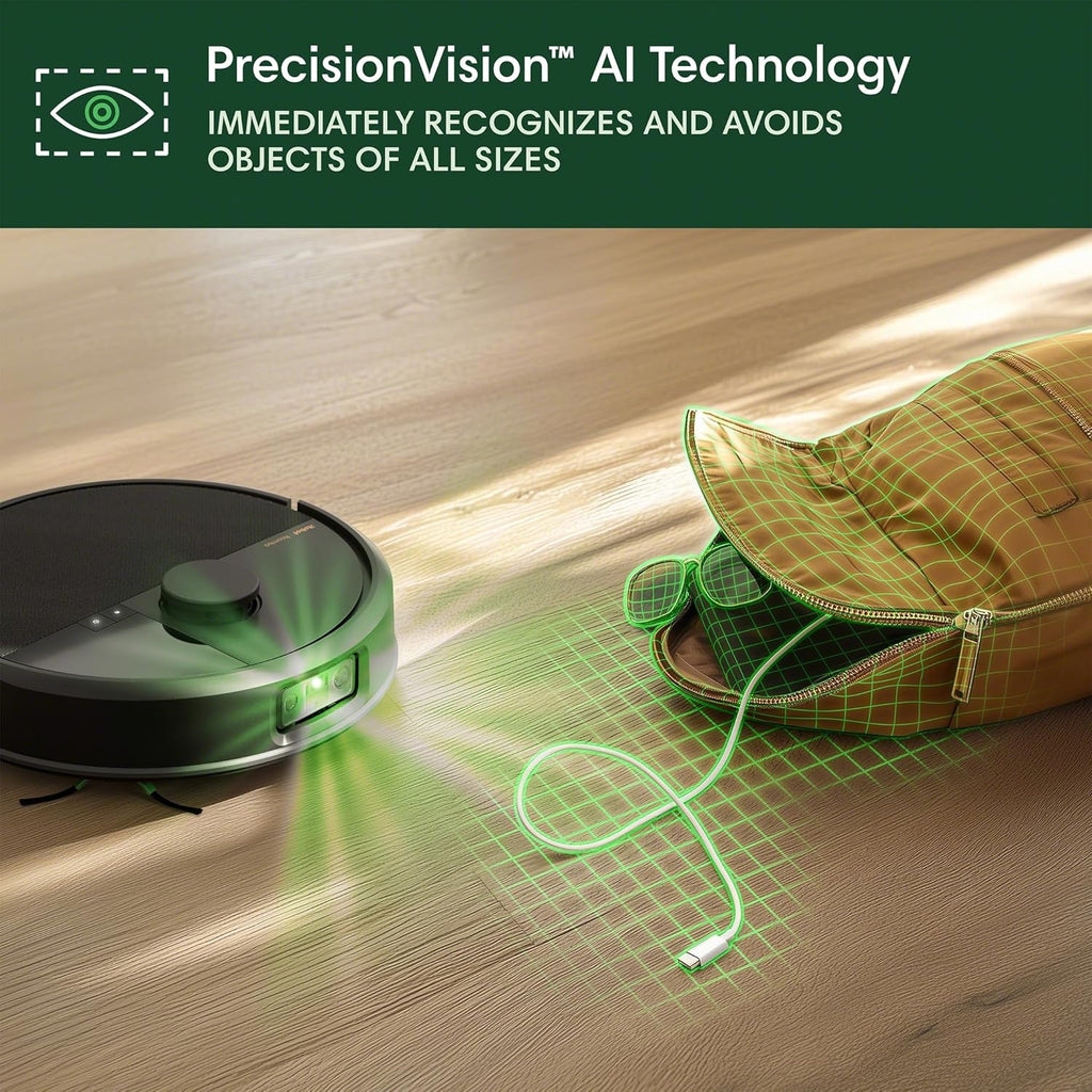 iRobot Roomba Max 705 Robot Vacuum with AutoEmpty Dock, Powerful Suction, Dual Rubber Anti-Tangle Brushes, LiDAR Navigation, Obstacle & Anti-Fall Detection, for Carpet and Hard Floors