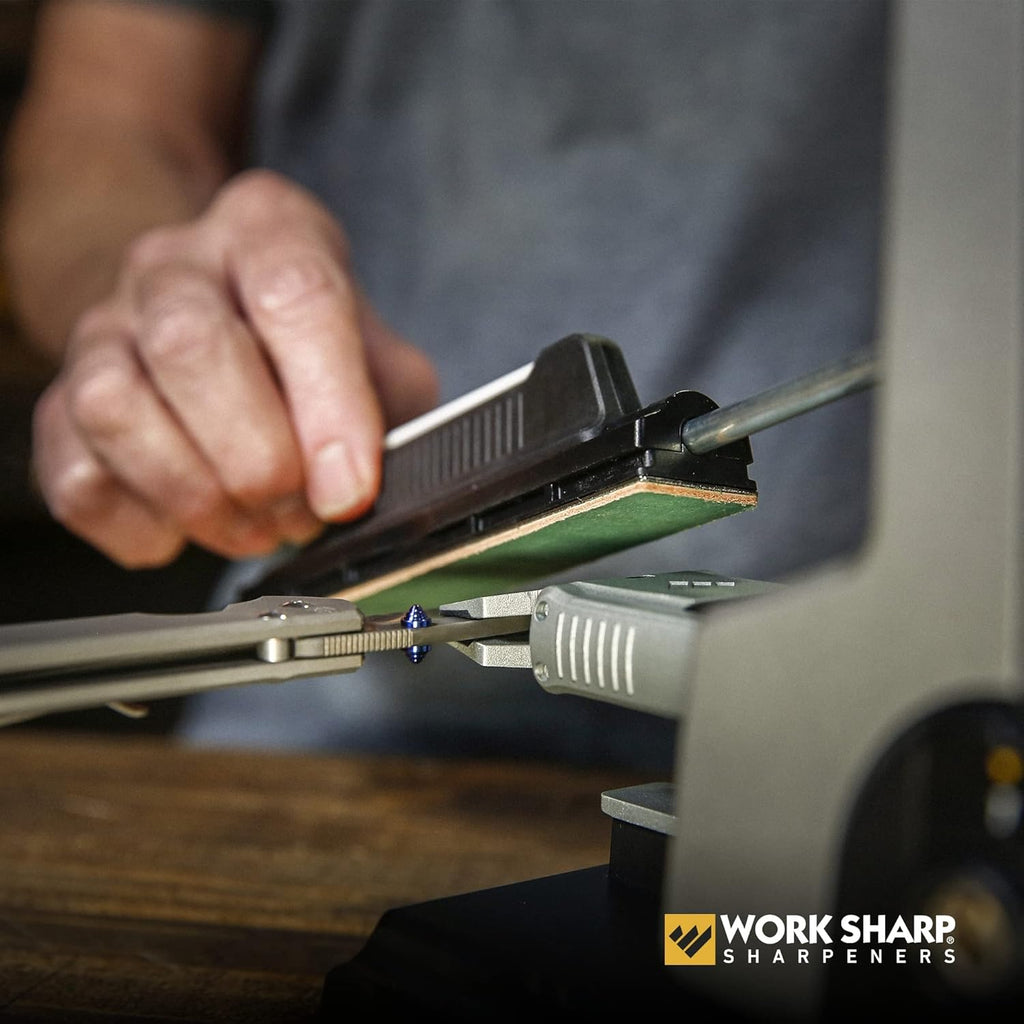 Work Sharp Professional Precision Adjust Knife Sharpener - Adjustable Knife Sharpening Kit for Pocket, Hunting, Kitchen, Serrated Knives