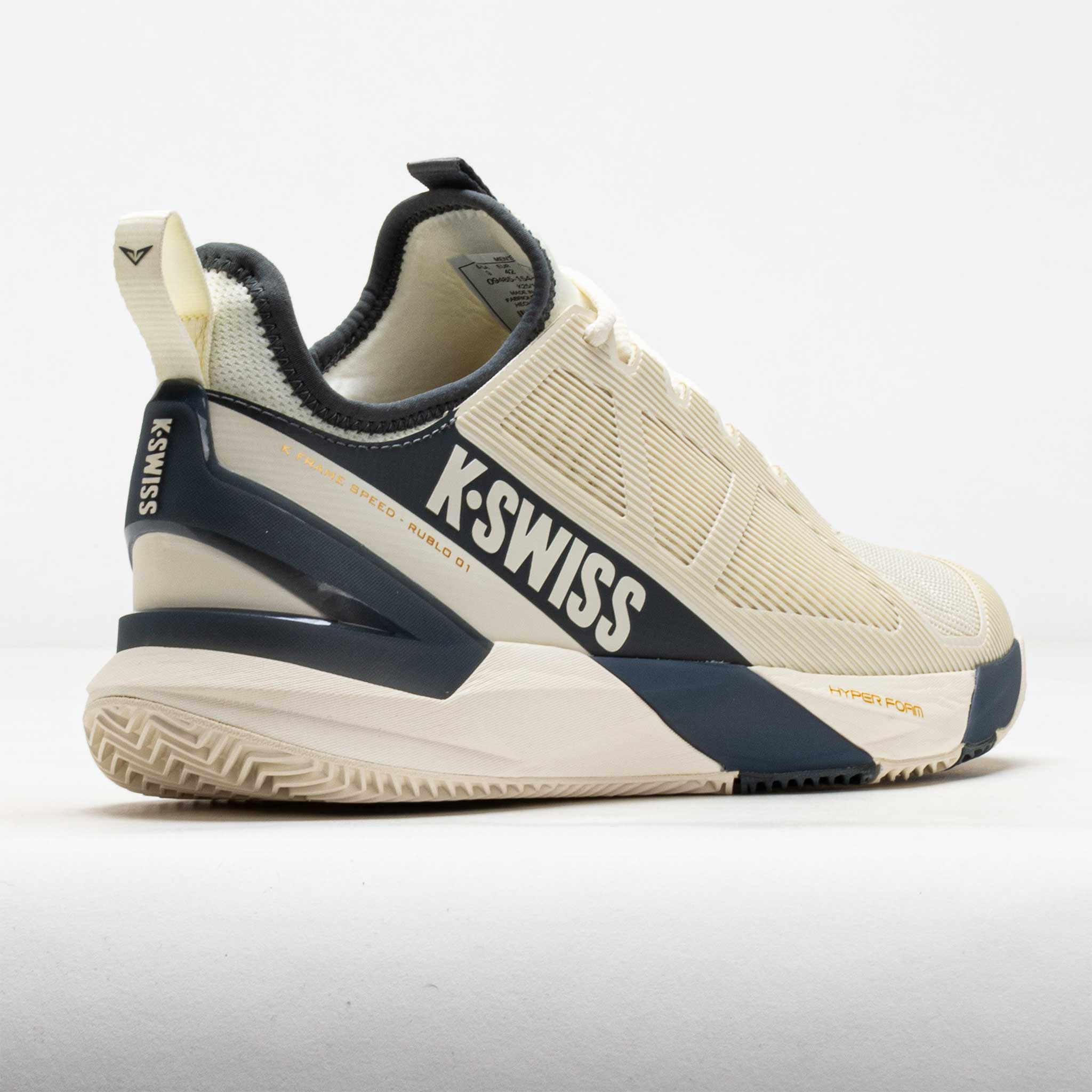 K-Swiss K-Frame Speed Rublo Clay Men's Egret/Turbulence