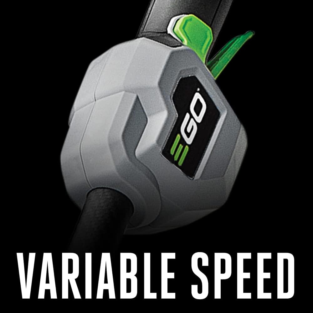 EGO POWER+ String Trimmer  Battery Powered  15" Trimmer for Weeds and Grass with POWERLOAD and Carbon Fiber Split Shaft  Includes 56V 2.5Ah Battery and Charger - ST1521S
