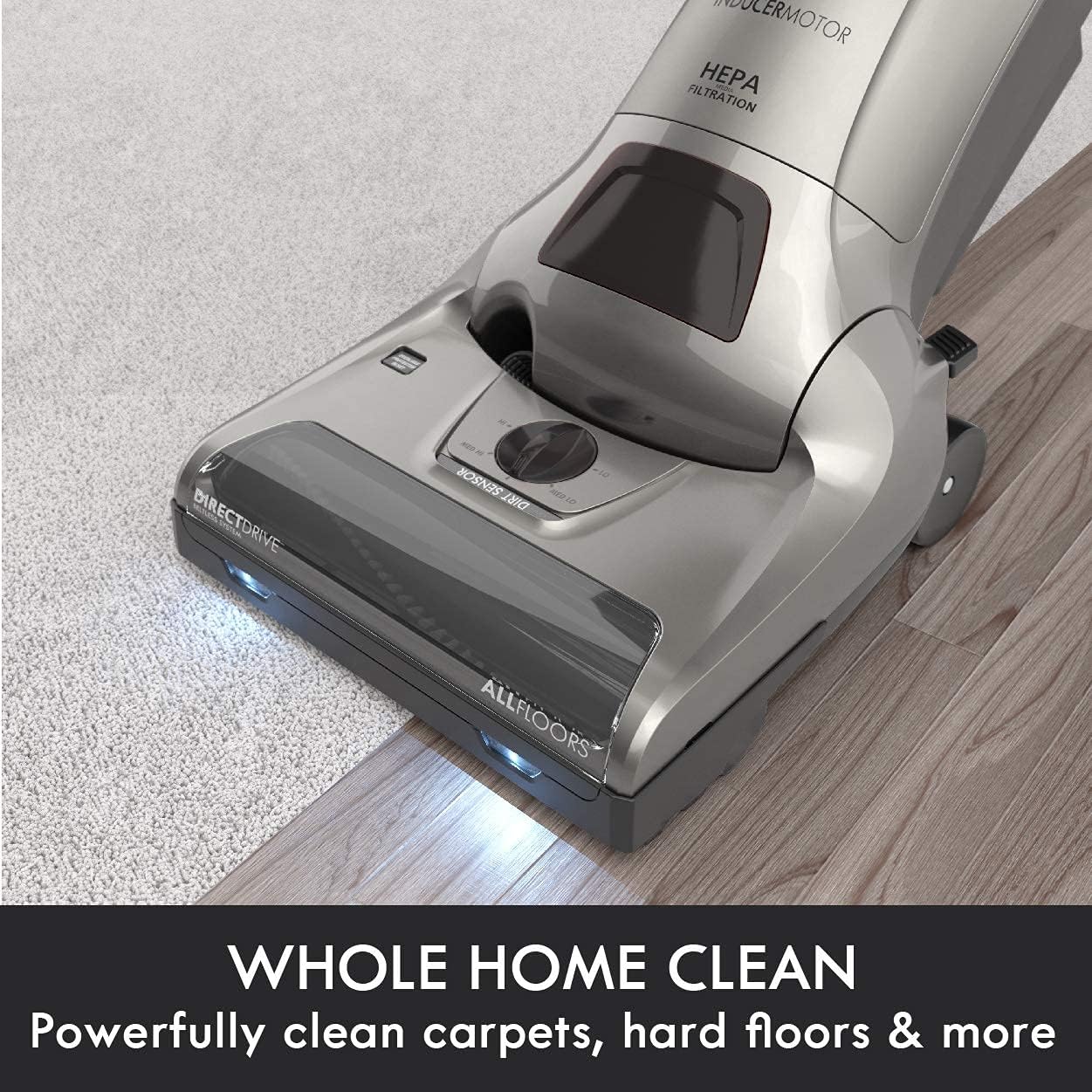 Kenmore Elite 31150 Pet Friendly Bagged Upright Beltless Vacuum w/Pet Handi-Mate, Triple HEPA, 3D Inducer Motor, Telescoping Wand, 5-Position Height Adjustment, 3 Cleaning Tools-Silver