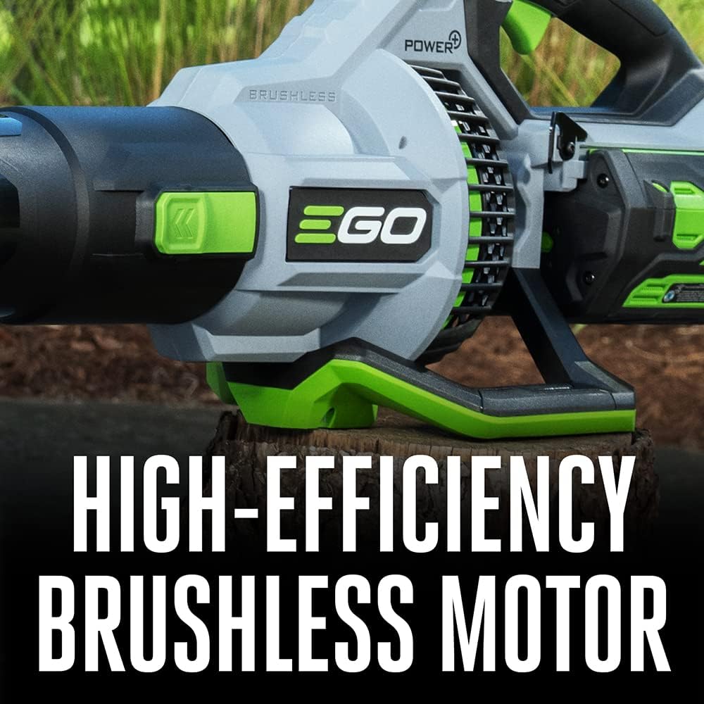 EGO POWER+ Leaf Blower  Cordless Electric 765 CFM  Includes 56V 5.0Ah Battery and Charger - LB7654