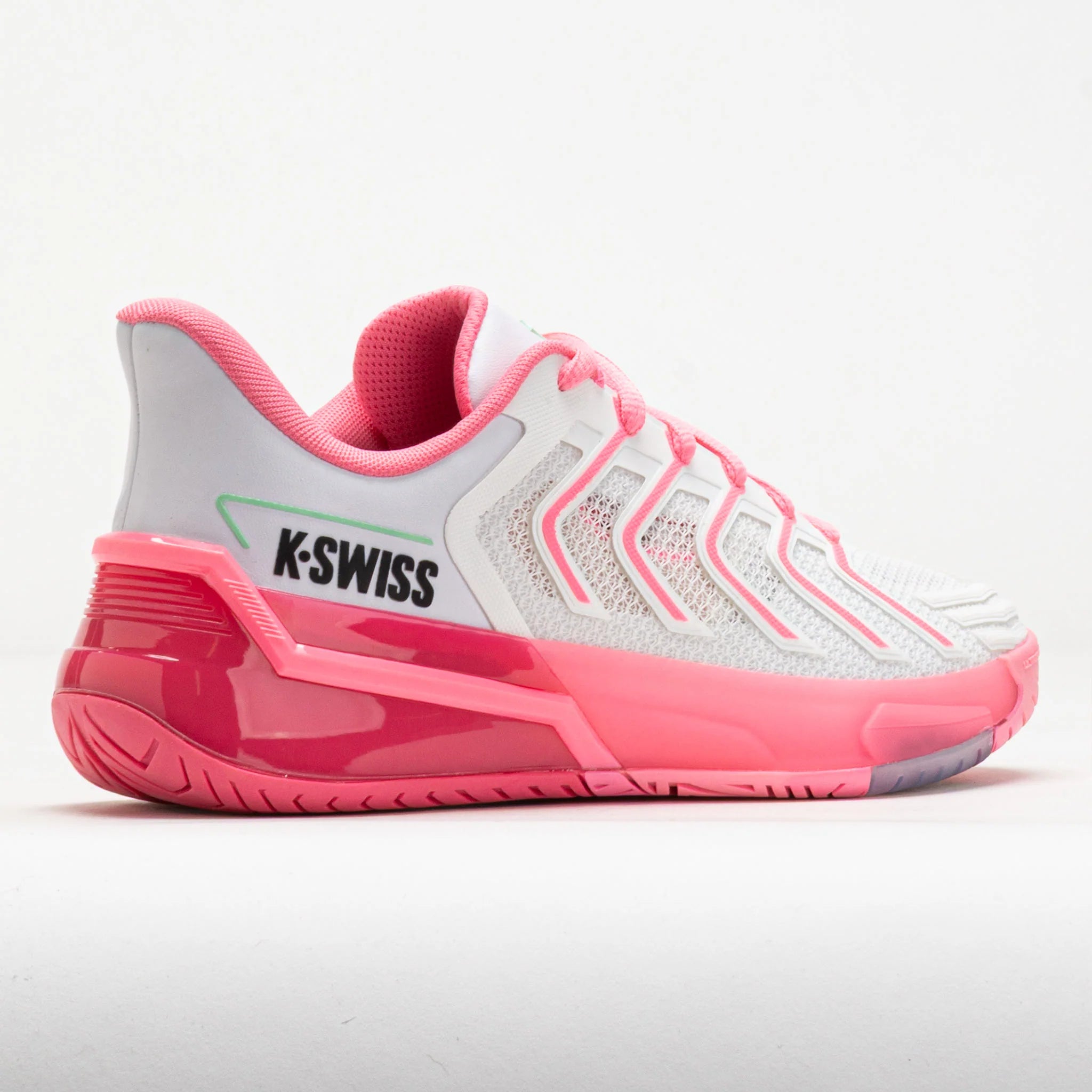 K-Swiss Ultrashot 4 Women's White/Neon Pastel Pink/Hot Neon Pink