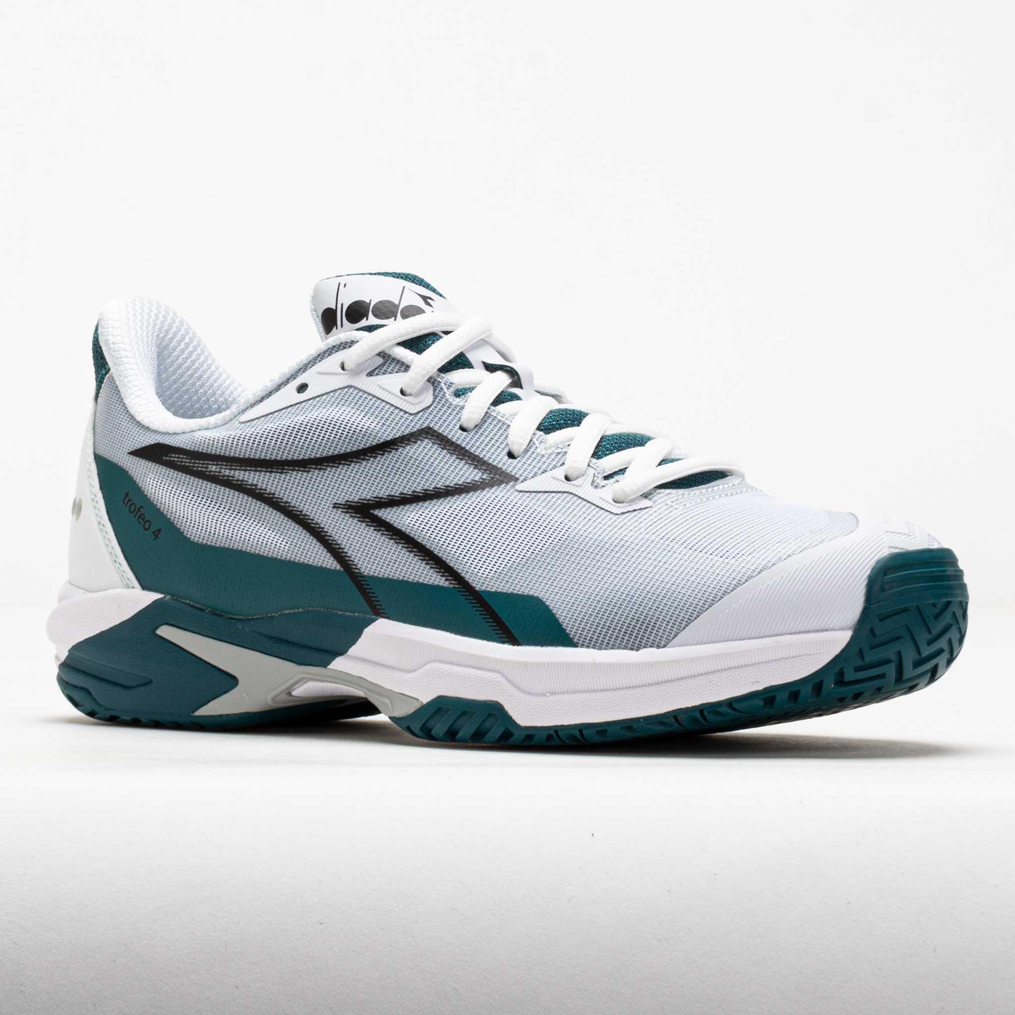 Diadora Trofeo 4 AG Men's White/Black/Shaded Spruce