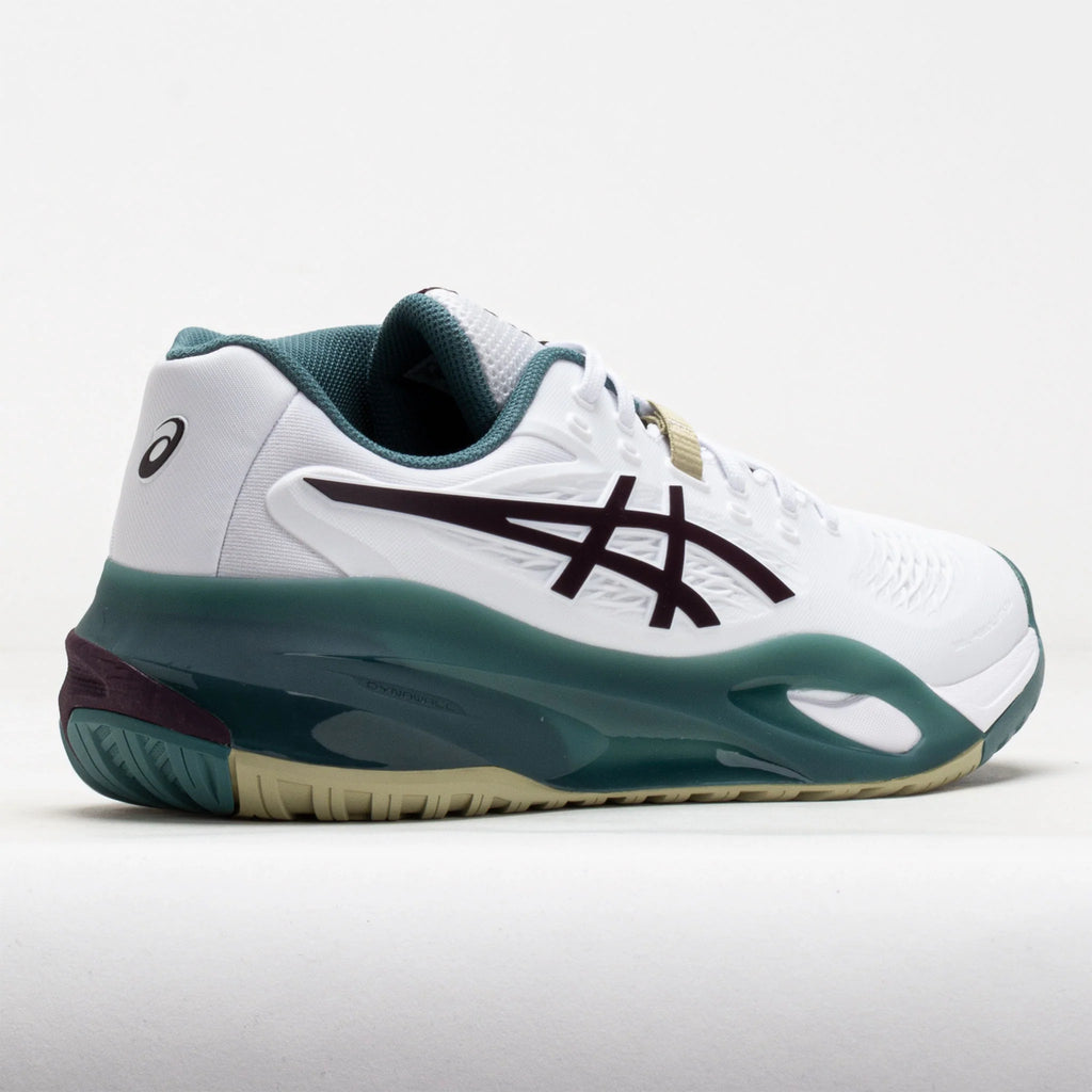 ASICS GEL-Resolution X Men's White/Dark Aubergine