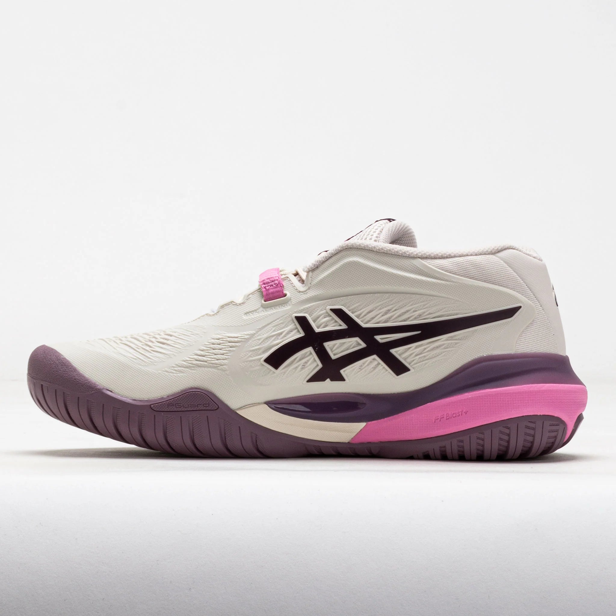ASICS GEL-Resolution X Women's Soft Oat/Dark Aubergine