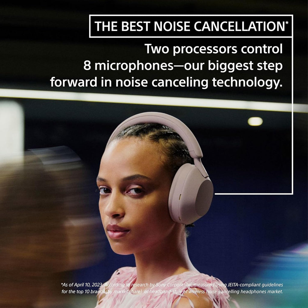Sony WH-1000XM5 Premium Noise Canceling Headphones (Black) with Free WF-C700N Truly Wireless Noise Canceling Earbuds (Black)