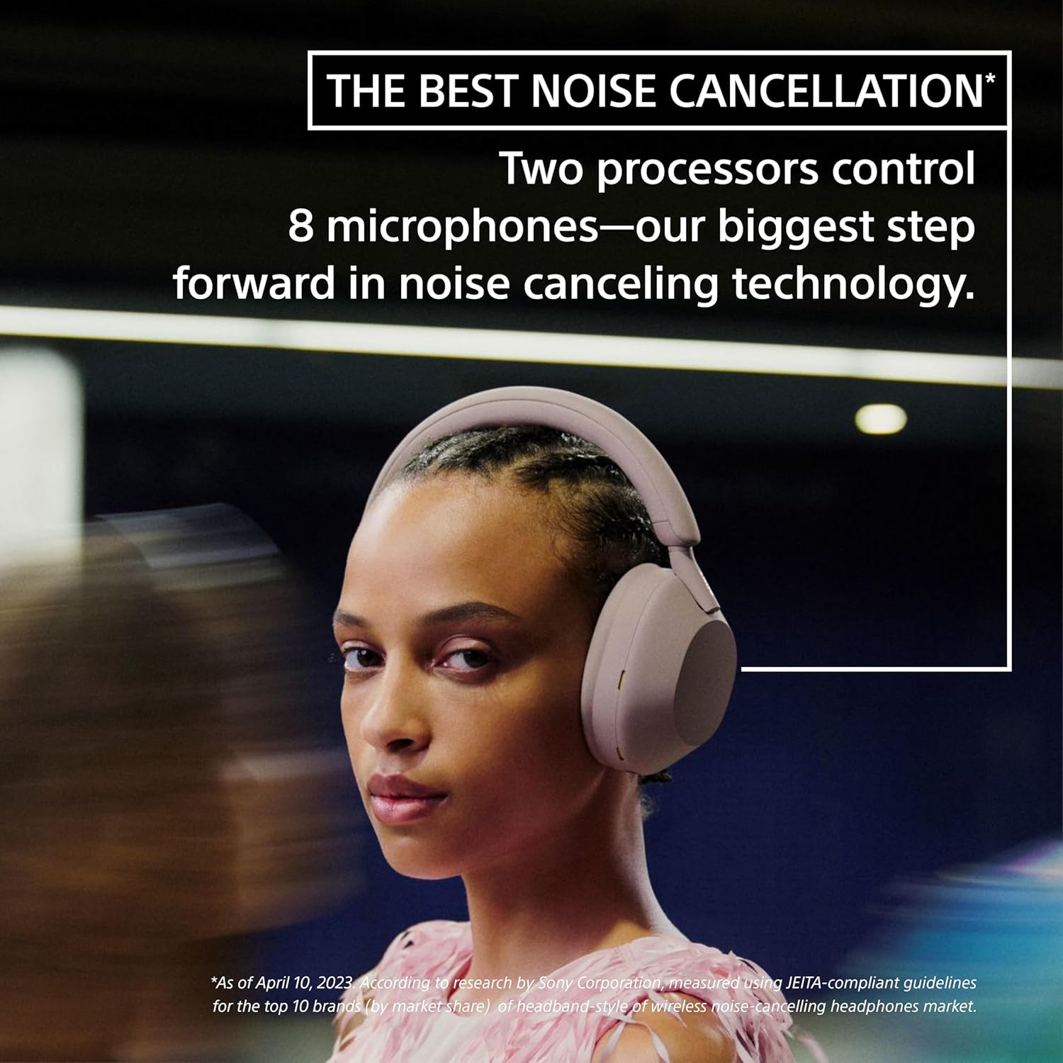 Sony WH-1000XM5 Premium Noise Canceling Headphones (Smoky Pink) with Free WF-C700N Truly Wireless Noise Canceling Earbuds (Black)