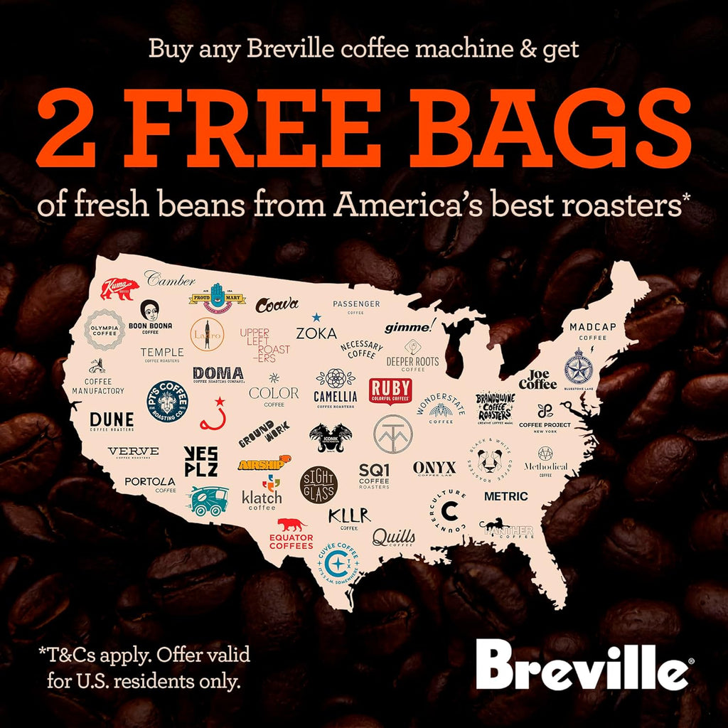 Breville Barista Express Impress Espresso Machine BES876BSS, Brushed Stainless Steel