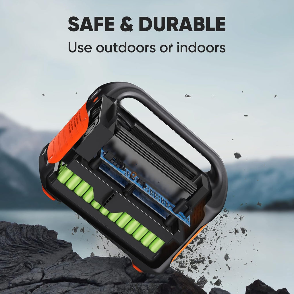 Jackery Portable Power Station Explorer 500  518Wh Outdoor Solar Generator Mobile Lithium Battery Pack with 110V/500W AC Outlet for Home Use  Emergency Backup Road Trip Camping (Solar Panel Optional)
