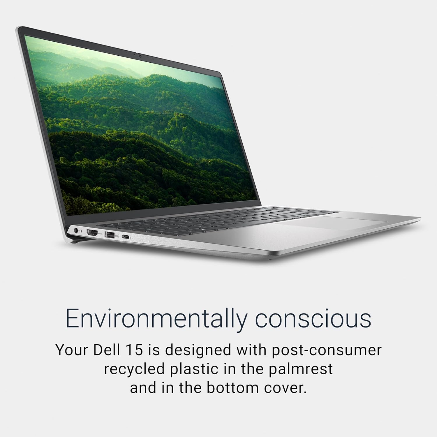 Dell 15 Laptop DC15250-15.6-inch FHD 120Hz Display  13th Gen Intel Core i7-1355U  16GB DDR4 RAM  512GB SSD  Intel UHD Graphics  Windows 11 Home  Onsite Service - Platinum Silver