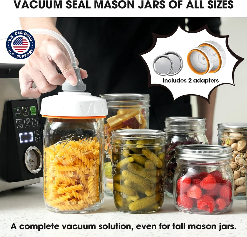 Vesta Precision 12” Chamber Vacuum Sealer, Smart Auto Vacuum Time, Easy-to-Clean System, Commercial-Grade Pump, Deep Chamber for Liquids, Meats, Mason Jars & Sous Vide, V553