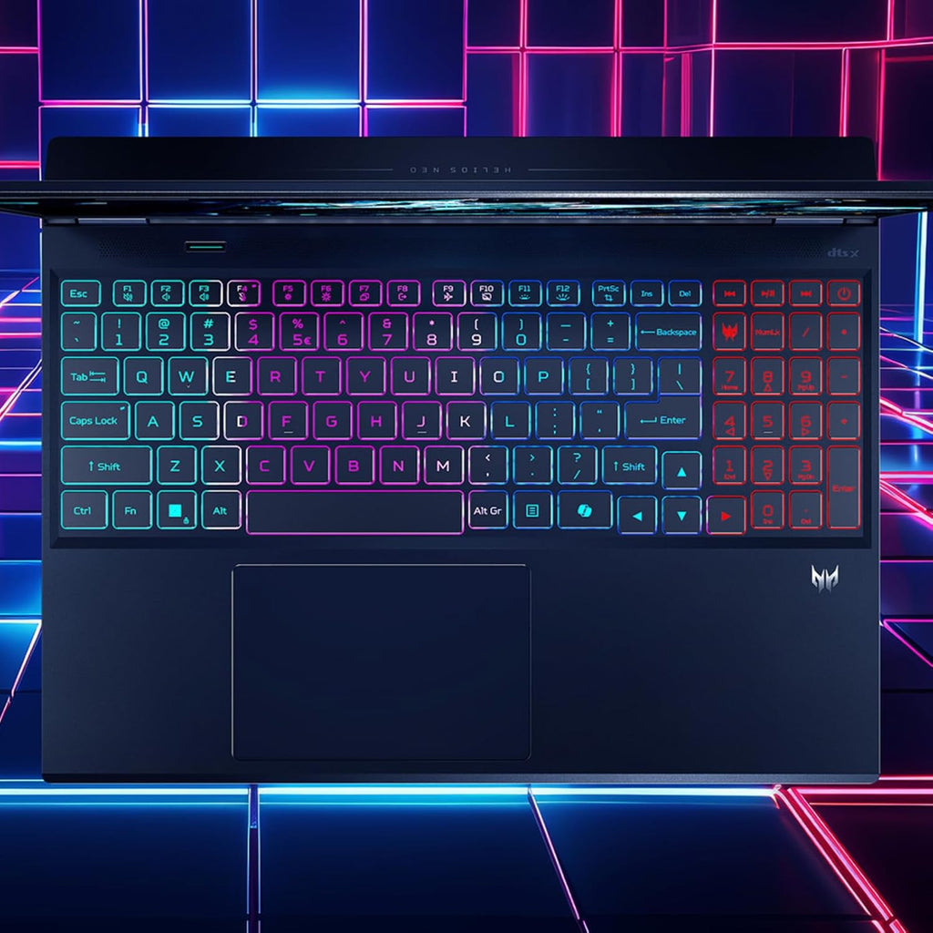 acer Predator Helios Neo PHN16-73-95NT Gaming Laptop | 16" QHD+ OLED 240Hz | Intel Core Ultra 9 275HX | NVIDIA RTX 5070 Ti | 64GB DDR5 | 2TB SSD | WiFi 6E | Backlit RGB | HDMI 2.1 | Thunderbolt 4