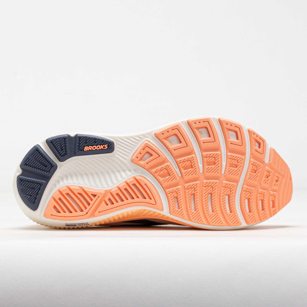 Brooks Ghost 18 Women's Star White/Cyber Peach/Grey