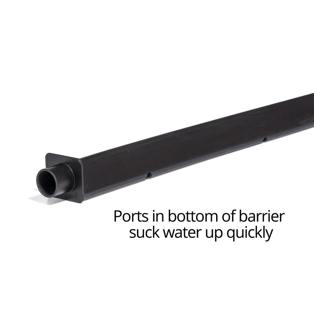 PIG Water Vacuum Barrier for Basement Flooding and Pressure Washing Indoor Spaces | Used with Wet/Dry Vacuum | Portable Water Removal | 4" W x 6' L x 2.25" H | PM50805