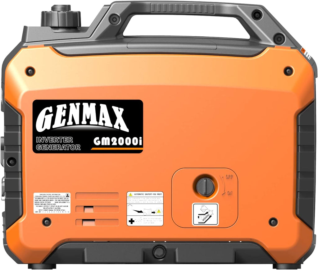 GENMAX Generator .EPA Compliant  Eco-Mode Feature  Ultra Lightweight for Backup Home Use & Camping