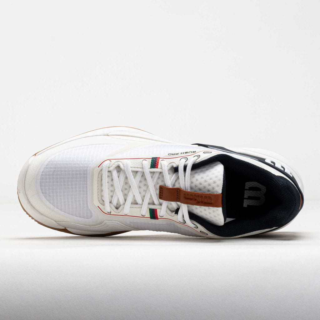 Wilson Rush Pro 5 Clay Men's White/Navy Blazer/Gum