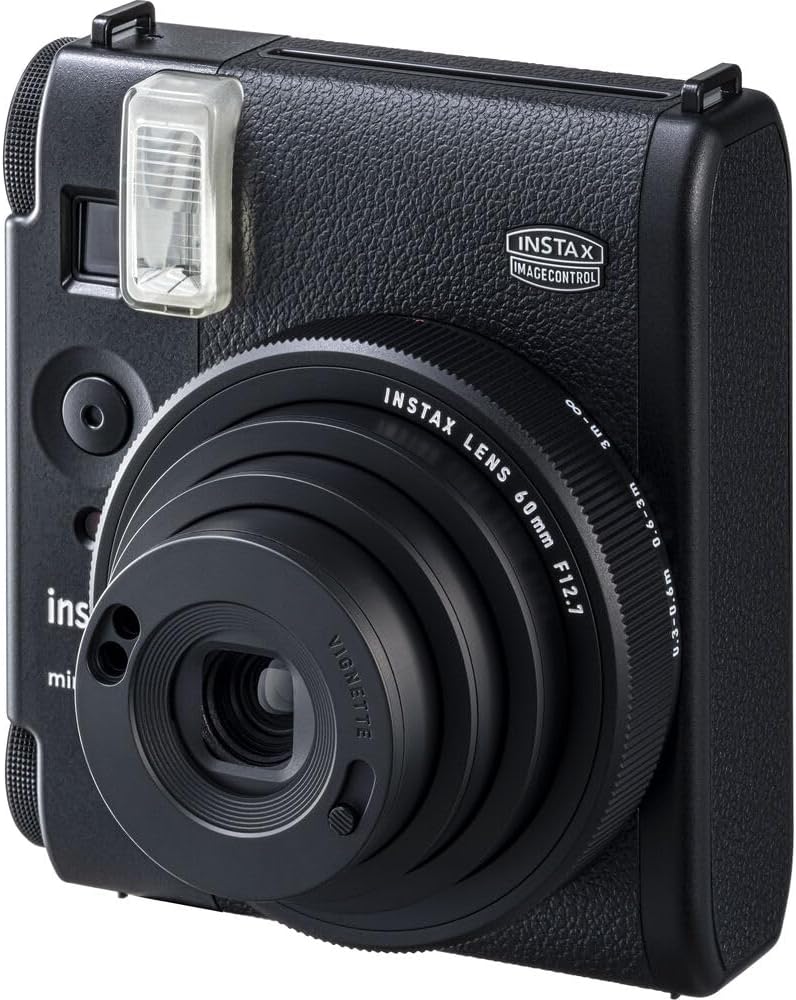 Fujifilm Instax Mini 99 Instant Camera Bundle with Fuji Instax Mini Instant Film Value Pack (60 Sheets) + Carrying Case - Brown + Photo Album – 64 Pockets + More