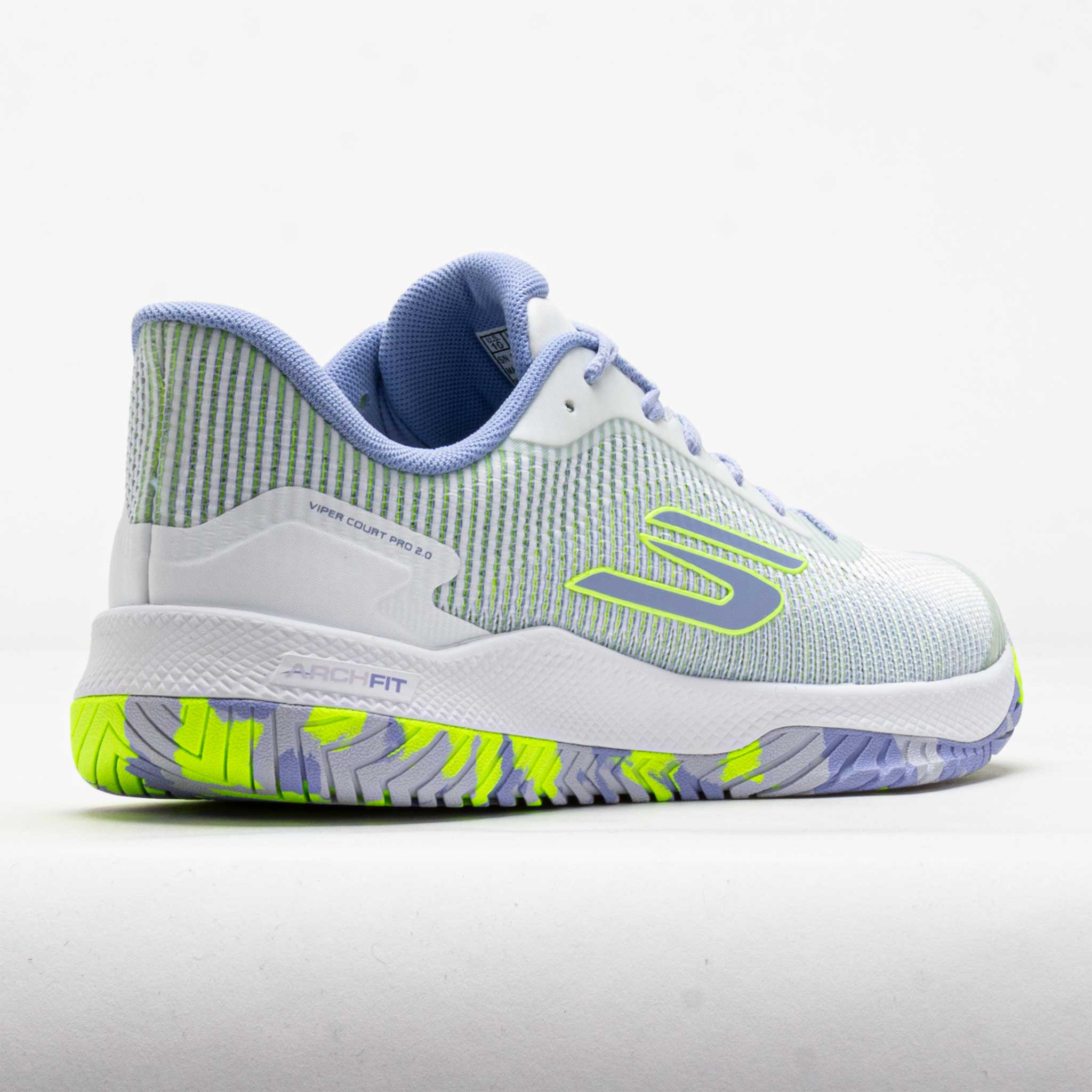 Skechers Viper Court Pro 2.0 Wide Women's White/Periwinkle