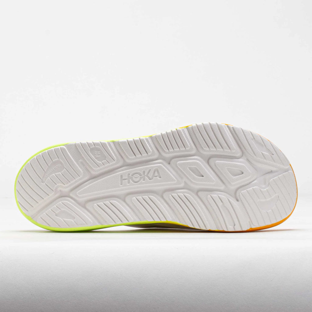 HOKA ORA Recovery Slide 3 Unisex White/Neon Yuzu