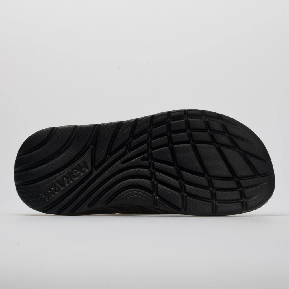 HOKA ORA Recovery Flip Men's Black/Dark Gull Gray