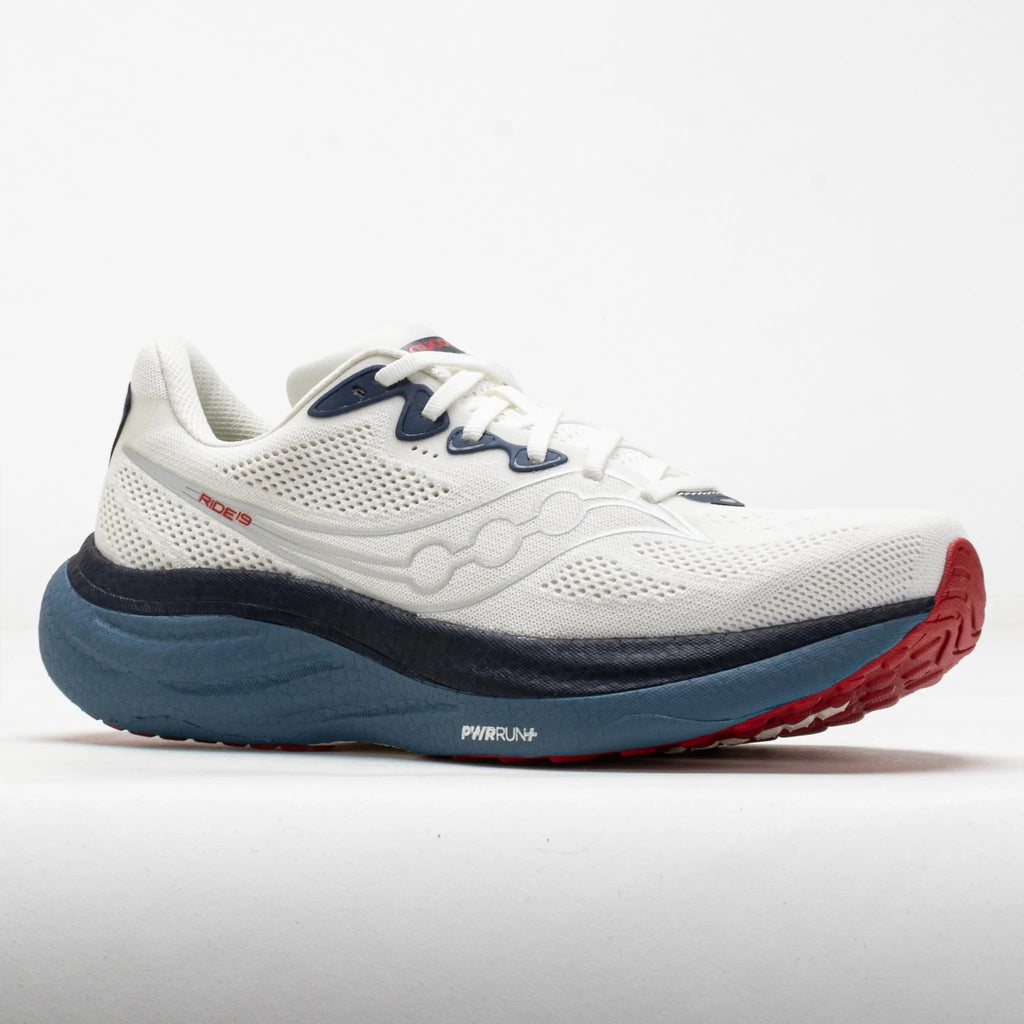 Saucony Ride 19 Men's Ivory/Storm