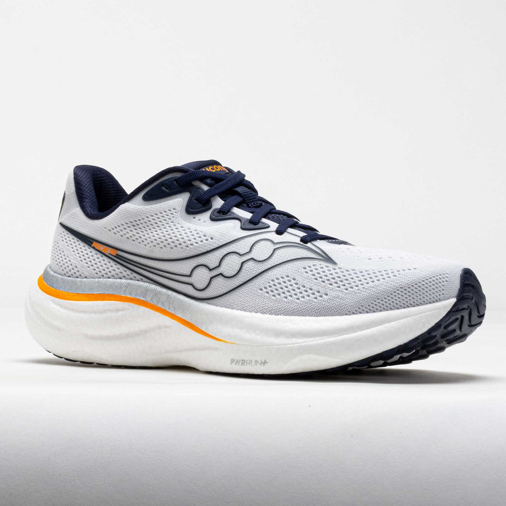 Saucony Ride 19 Men's White/Naval