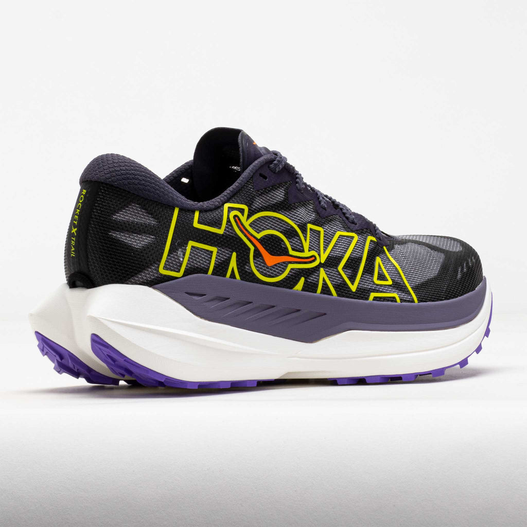 HOKA Rocket X Trail Men's Squid Ink/Neon Nebula