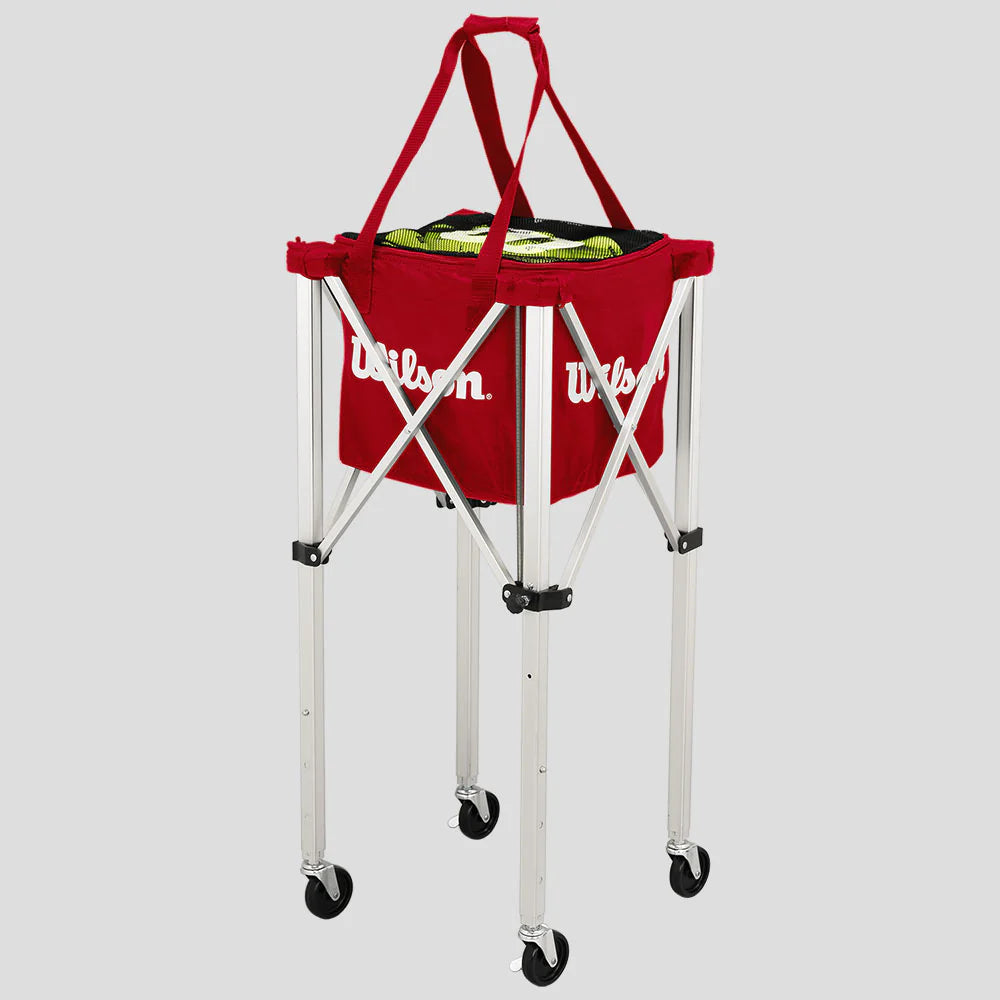 Wilson Tennis Teaching Cart with Red Bag